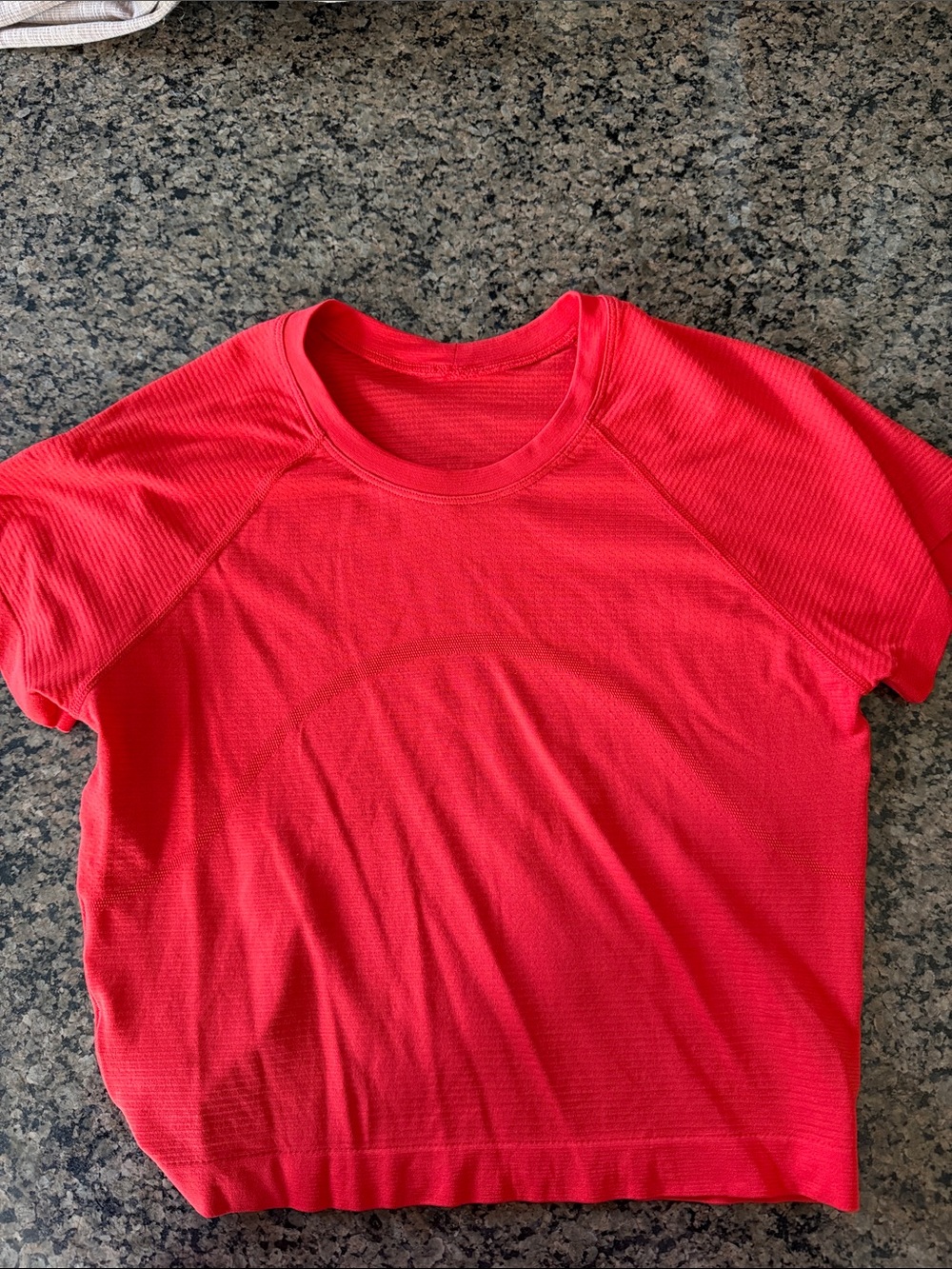 Lululemon Women’s Red Short-Sleeve Crewneck Top